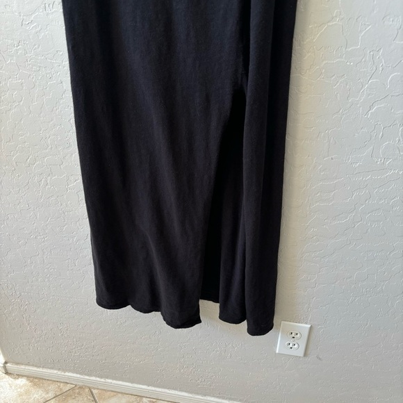 Free People Black Cutout Sleeveless Maxi Dress Bohemian Size Medium - Picture 6 of 9